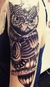 Knuckle Up Ink_Owl